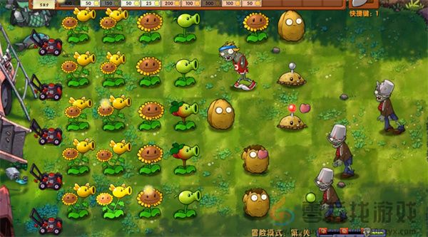 植物大战僵尸融合版冒险模式第4关通关攻略(图5) 植物大战僵尸融合版冒险模式第4关通关攻略(图5)